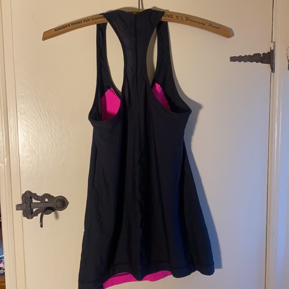 Bundle45 - Lululemon Fushia and Black Tank-top - Picture 2 of 2